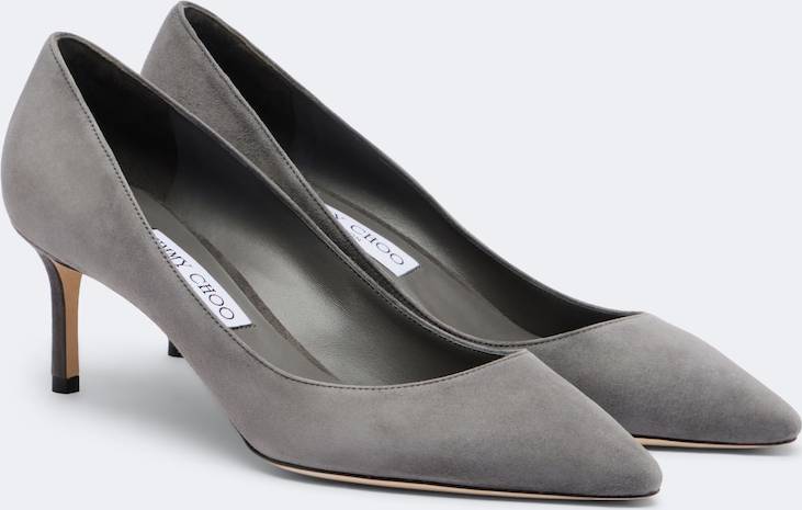 Jimmy Choo Romy Suede Pumps - Grey