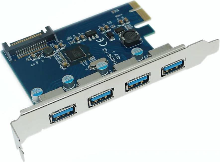 PCIe TO4Port USB3.0 Adapter Set