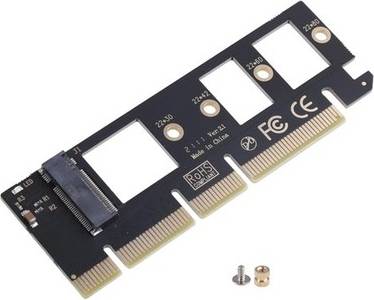 Sodial Desktop Solid State Drive Riser Card Expansion Card Y7f1
