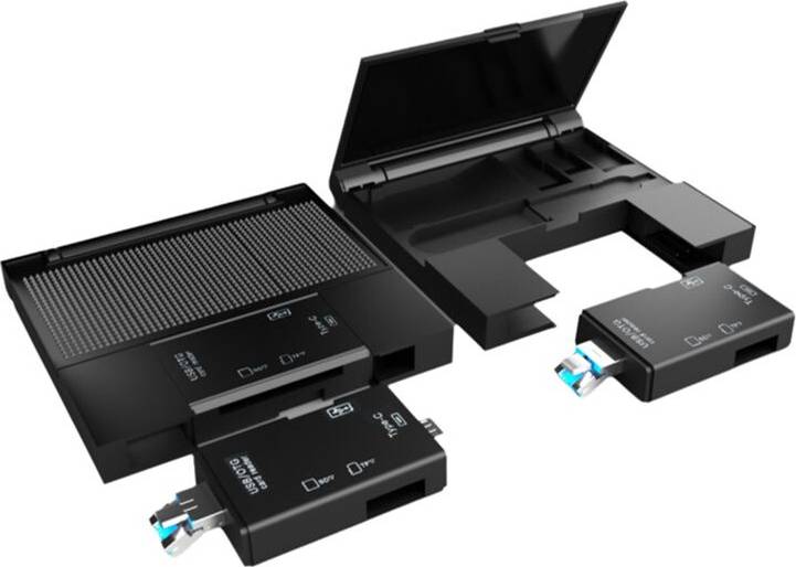 Saudism 7 In1 Multifunctional Card Reader Storage Box