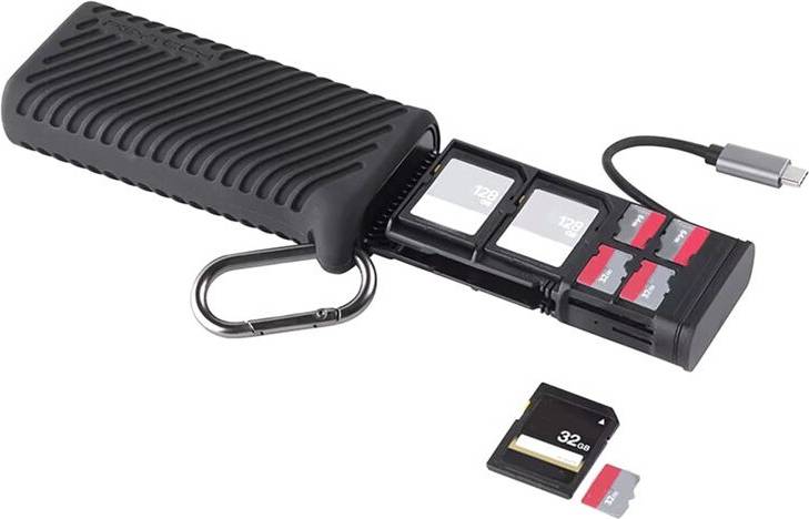 Typecat Multifunctional Type-C Card Reader Holder Storage Box