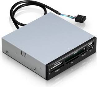 Sodial 3.5 Inch Front Panel Usb 2.0 Card Reader Hub