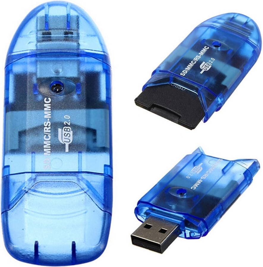 Memory Card Reader USB 2.0 2Pack