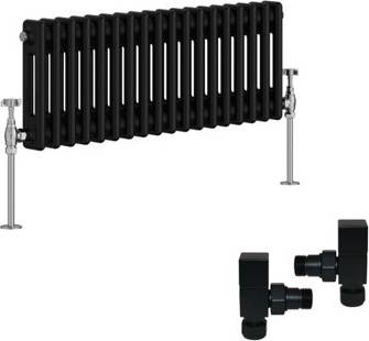 Black Traditional 2 Column Radiator