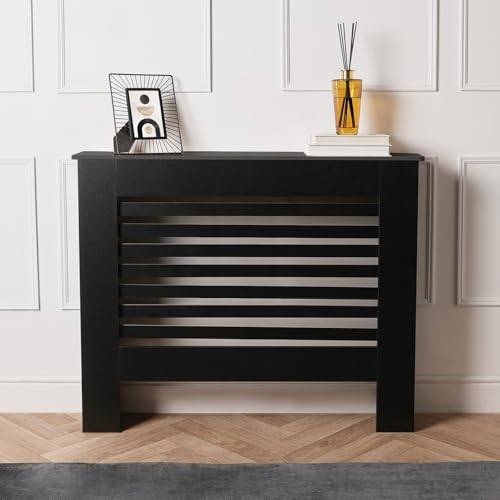 OHS Black Radiator Top Cover Shelf Medium