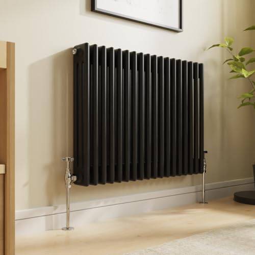 NRG Black Traditional Cast Iron Style Radiator