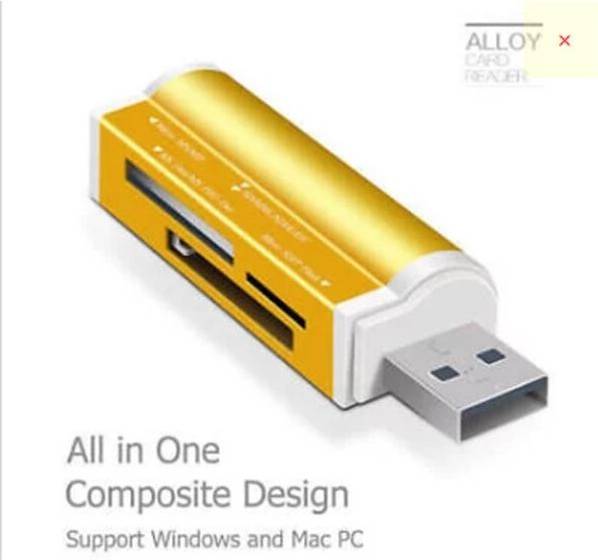 Usb 20 All In 1 Multi Memory Card Reader