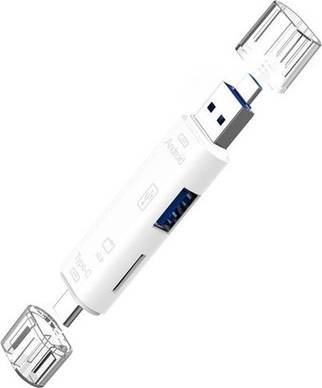 Sodial 5 In 1 Usb 2.0 Type C Memory Card Reader