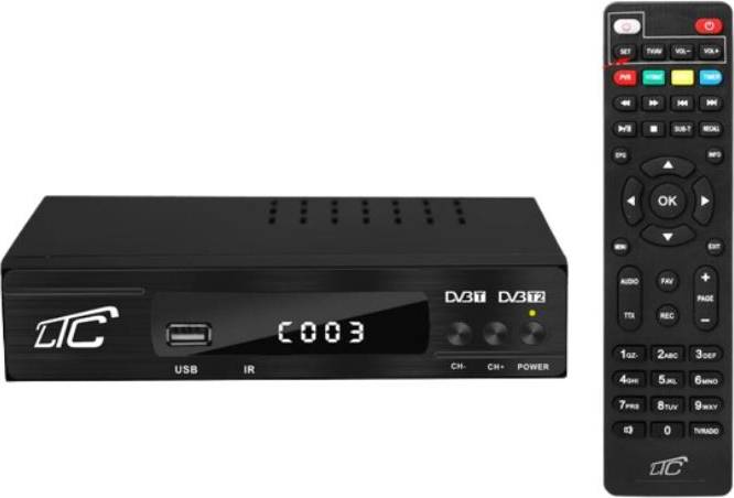 LTC Dvb-T2 Hevc Dvb201 Tuner With Programmable Remote