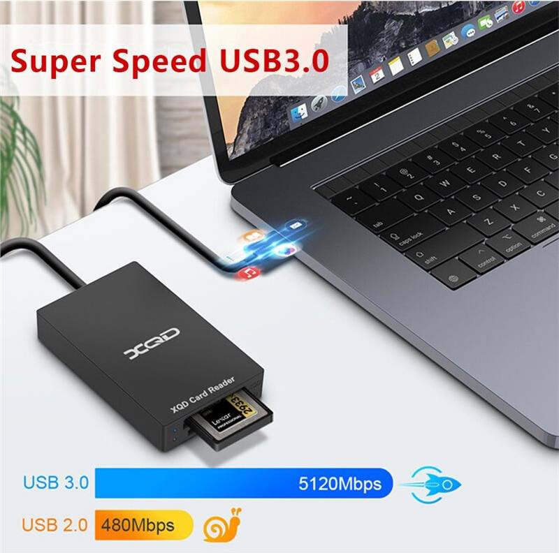 Xqd Q02 Multi-Function USB to XQD Card Reader