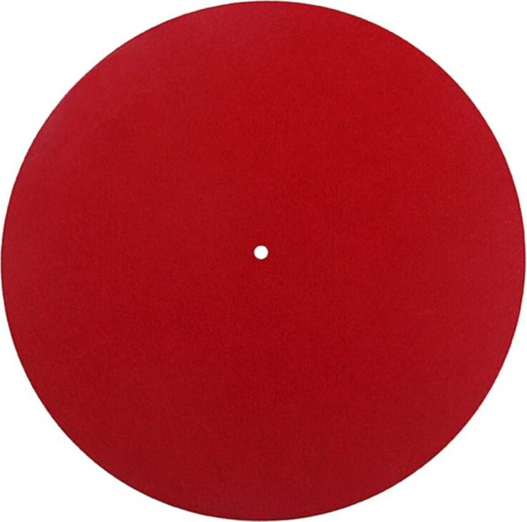 Static Wool Turntable Mat 12 Inch