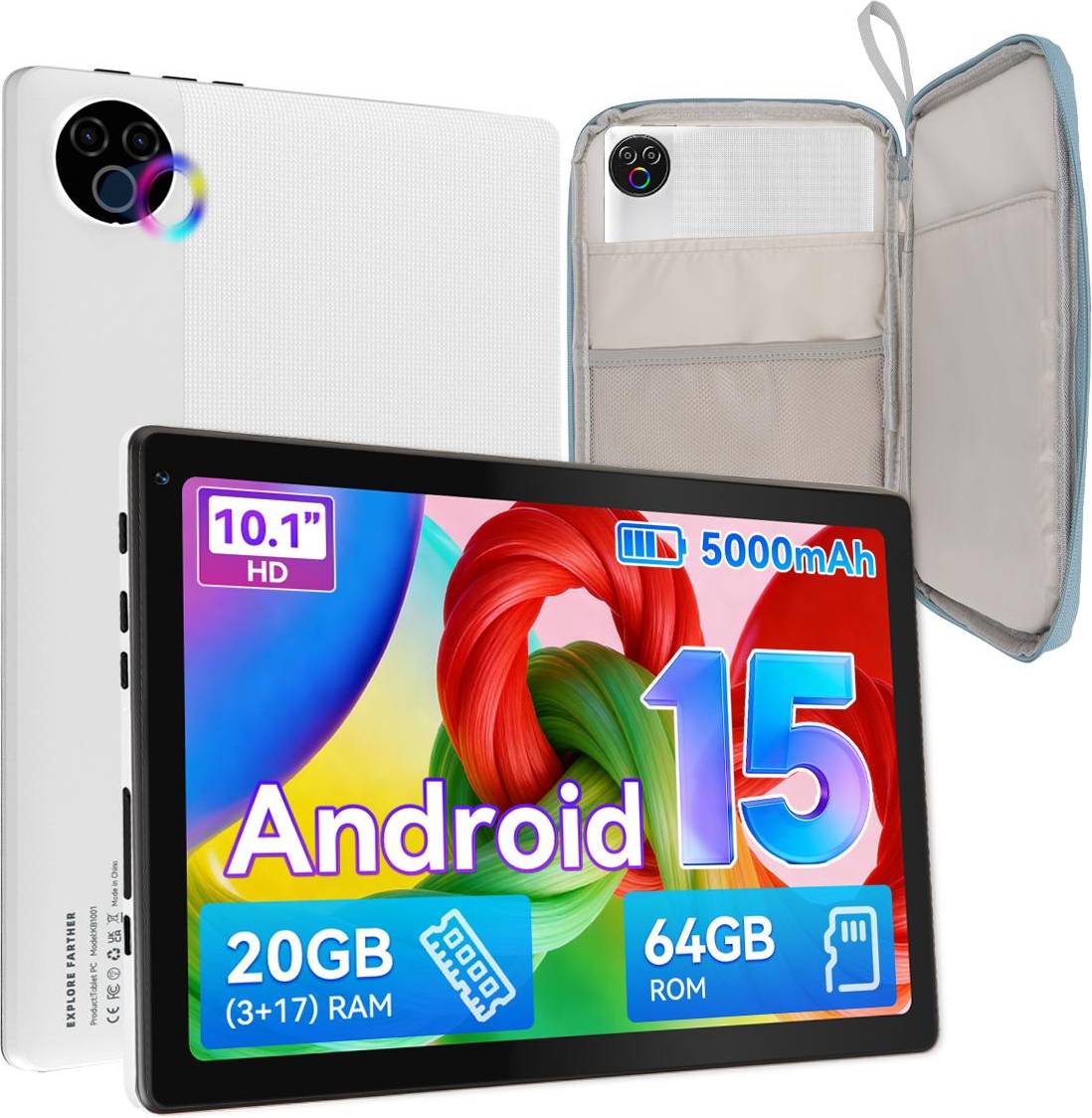 Tablet 10" Jenbizz Tablet 10 Inch Android 16 24 GB RAM