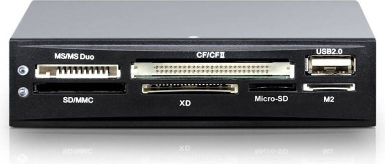 Tlily 3.5 Inch Front Panel USB 2.0 Card Reader Hub