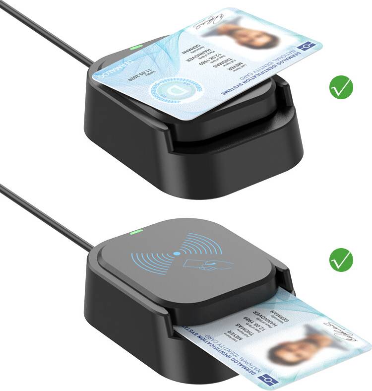 USB NFC Card Reader Dual USB Interface