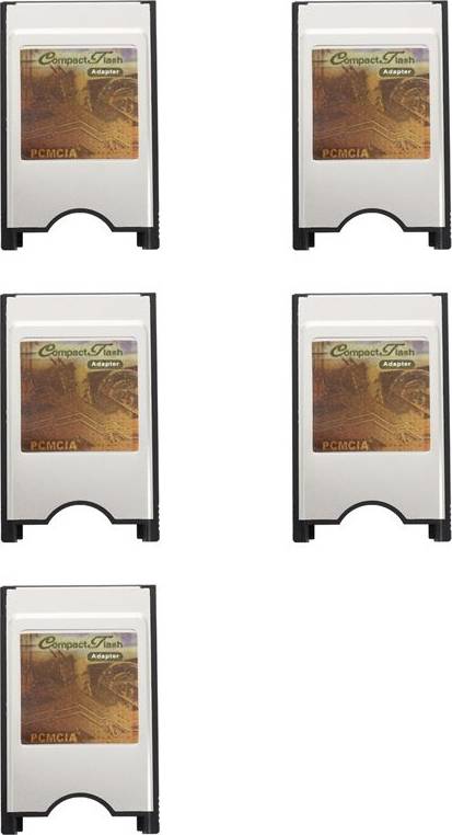 Compact flash card reader 5X PCMCIA Compact Flash Card Reader Adapter