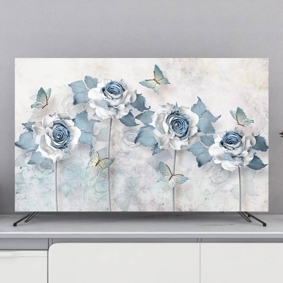 Tv screen protector TV Screen Protector Cover Flower Pattern