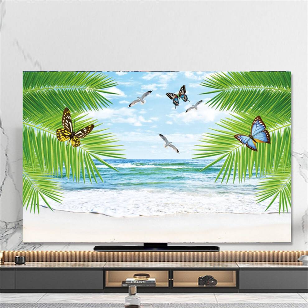 Tv screen protector 80 Inch Elastic Fabric TV Screen Protector