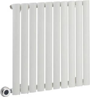 White Single Oval Panel Wifi Radiator