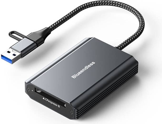 Saudism Blueendless CFexpress TypeB Memory Card Reader