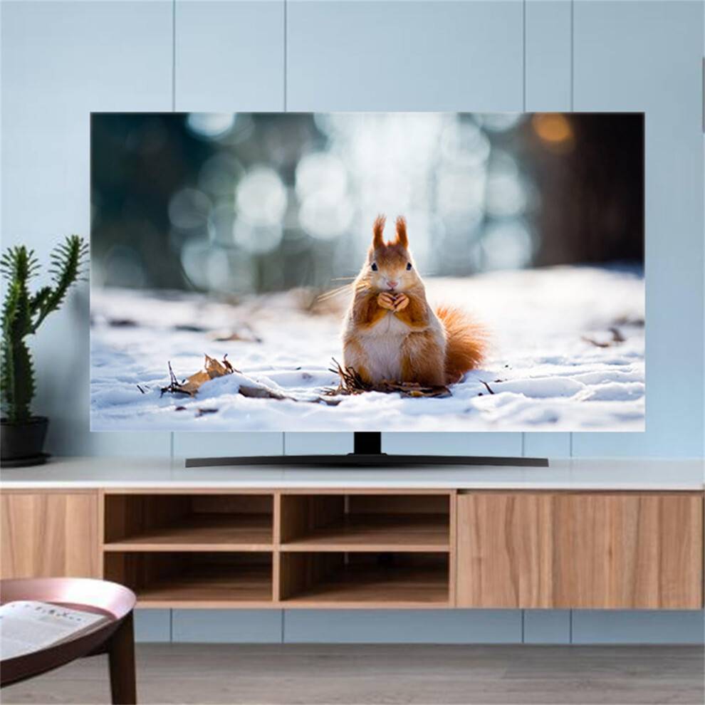 TV Dust Cover 75 Inch Squirrel Pattern