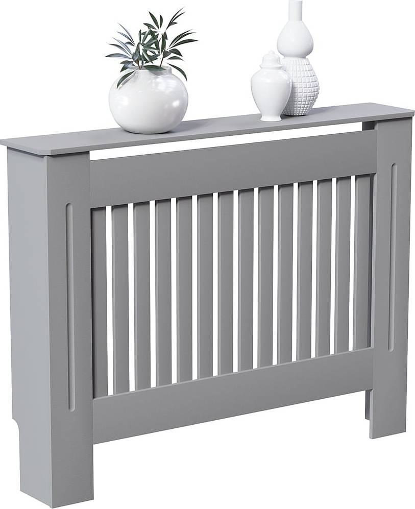 Grey radiator covers Vida Designs Chelsea Olive Grey Radiator Cover Medium