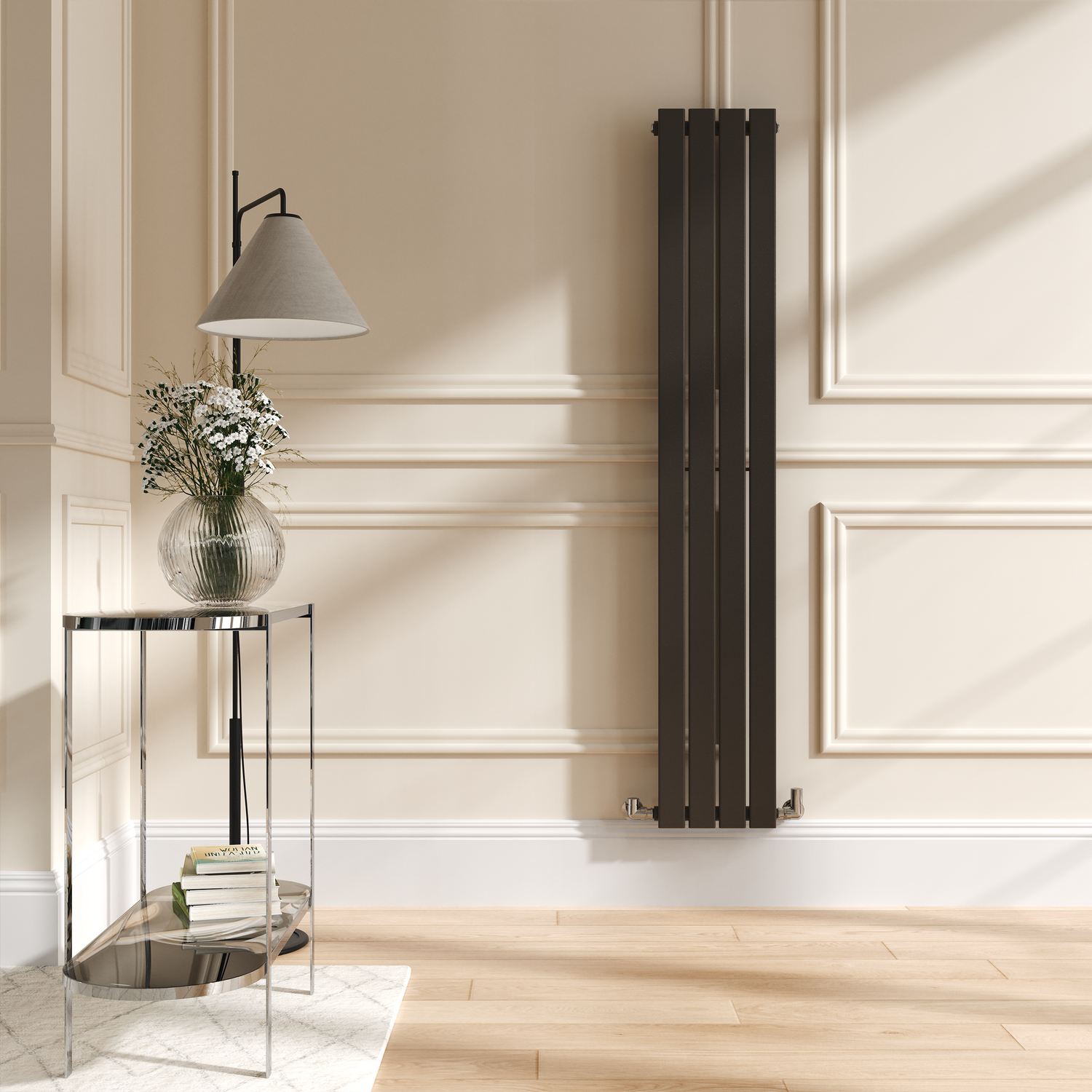 Riace Russet Vertical Flat Designer Radiator