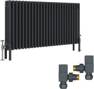 Anthracite Traditional 4 Column Radiator