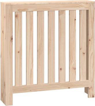 Modern Radiator Cover Solid Wood Pine