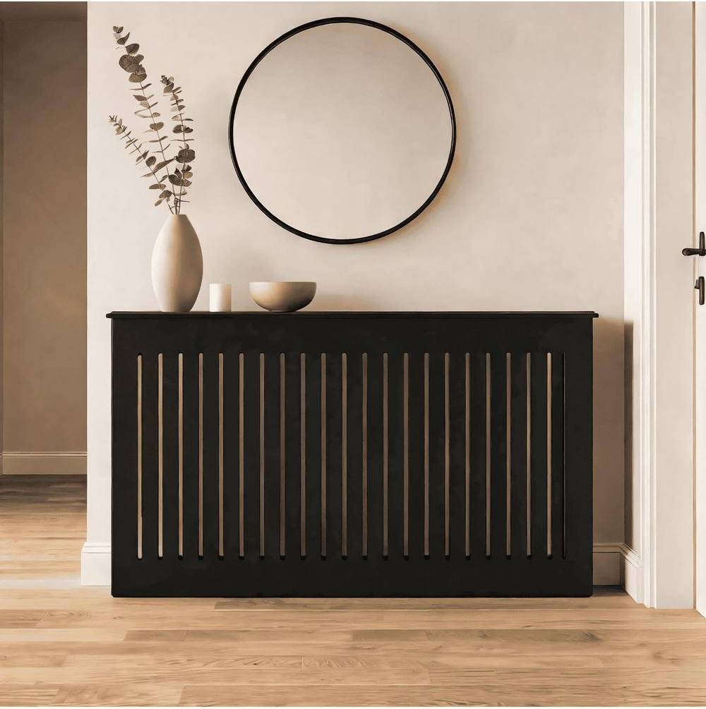 Large radiator covers Home Source Loxley Large Radiator Cover 150cm