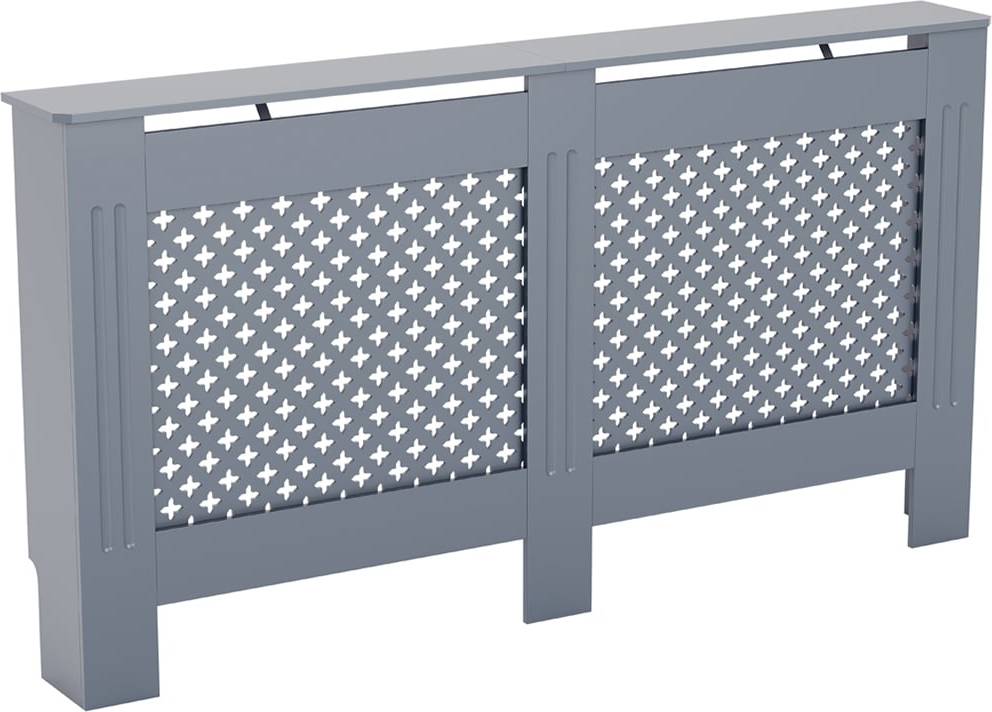 Grey radiator covers Vida Designs Oxford Grey Radiator Cover Large