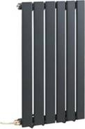 Anthracite Single Flat Panel Wifi Radiator