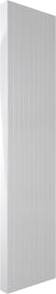 White Alto Double Panel Vertical Designer Radiator