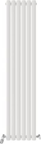 iBathUK Strata Wall-Mounted Vertical Oval Panel Radiator
