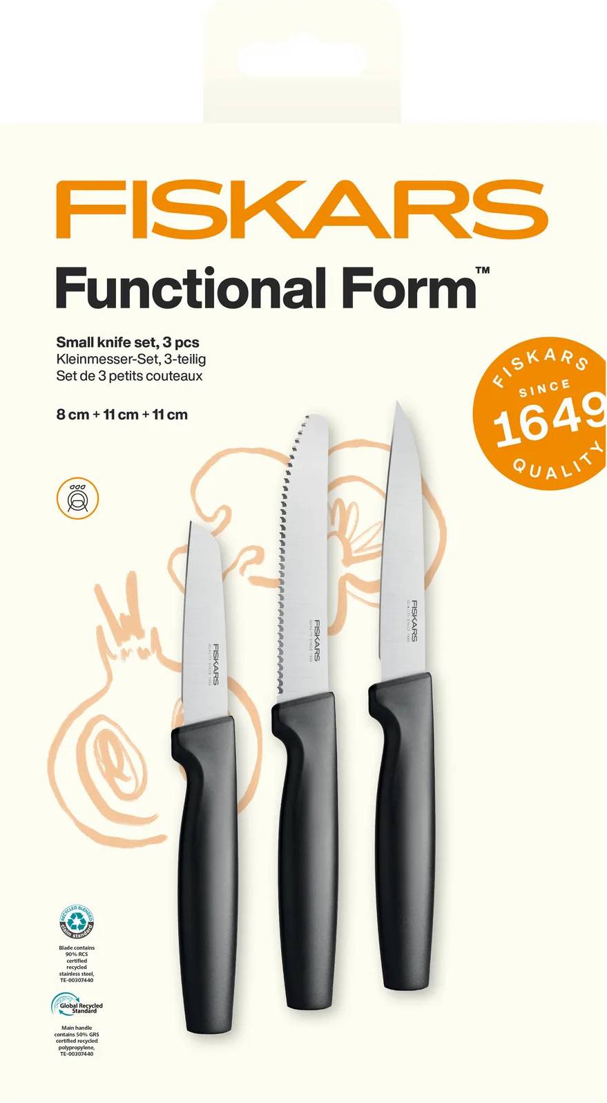 Fiskars Functional Form Knife Set Small