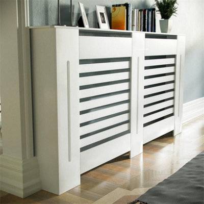 Horizontal Radiator Cover Grill Shelf Cabinet