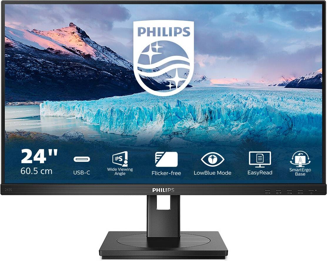 Philips S Line 243S1 Computer Monitor