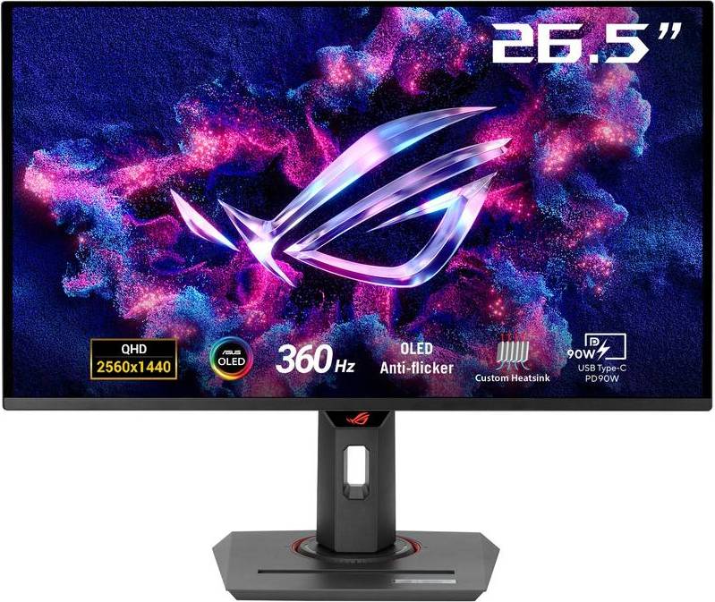 ASUS ROG Strix XG27ACDNG 27 Inch QD OLED QHD 360Hz Freesync In Black