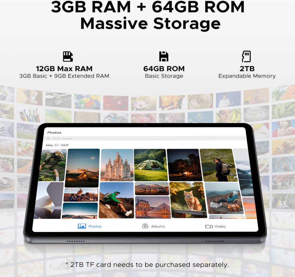 Tab A9 Android 16 Tablet With Gemini AI 10 Inch