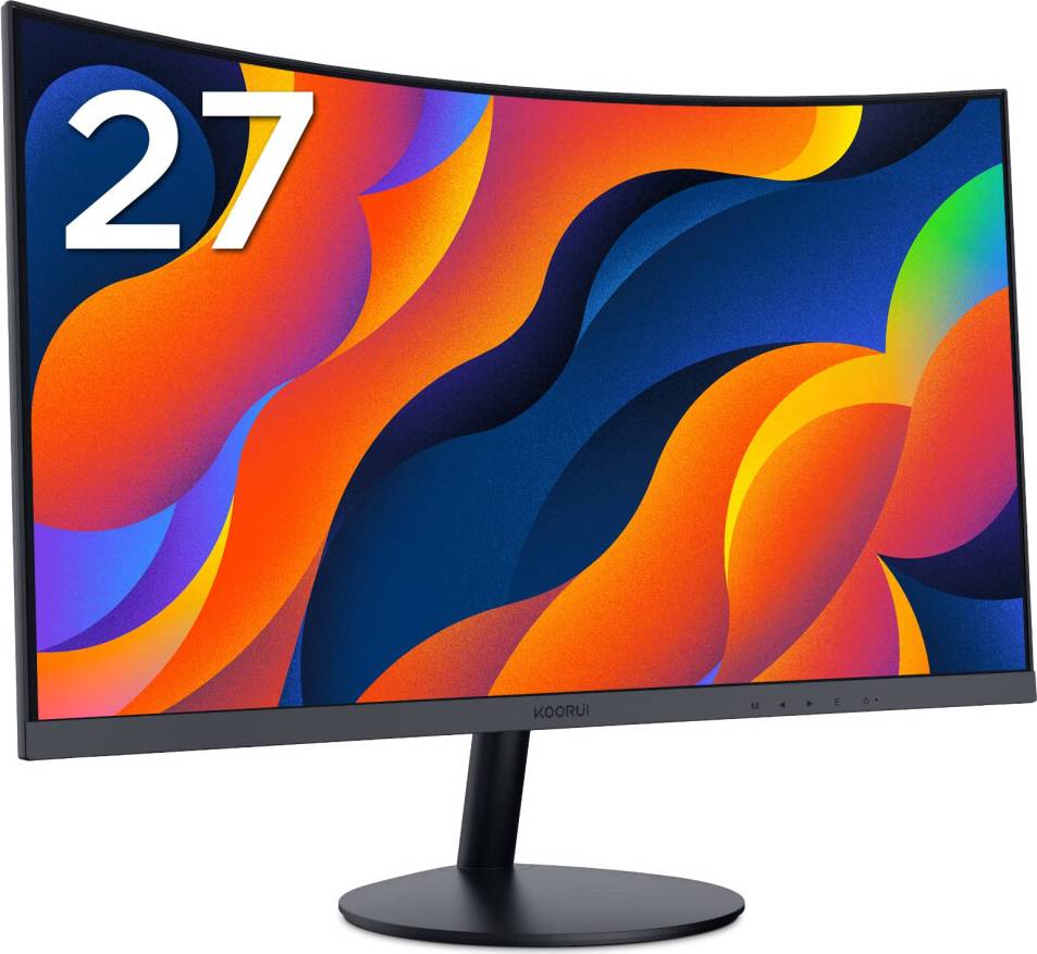 Koorui 27 Inch Curved Full HD Computer Monitor