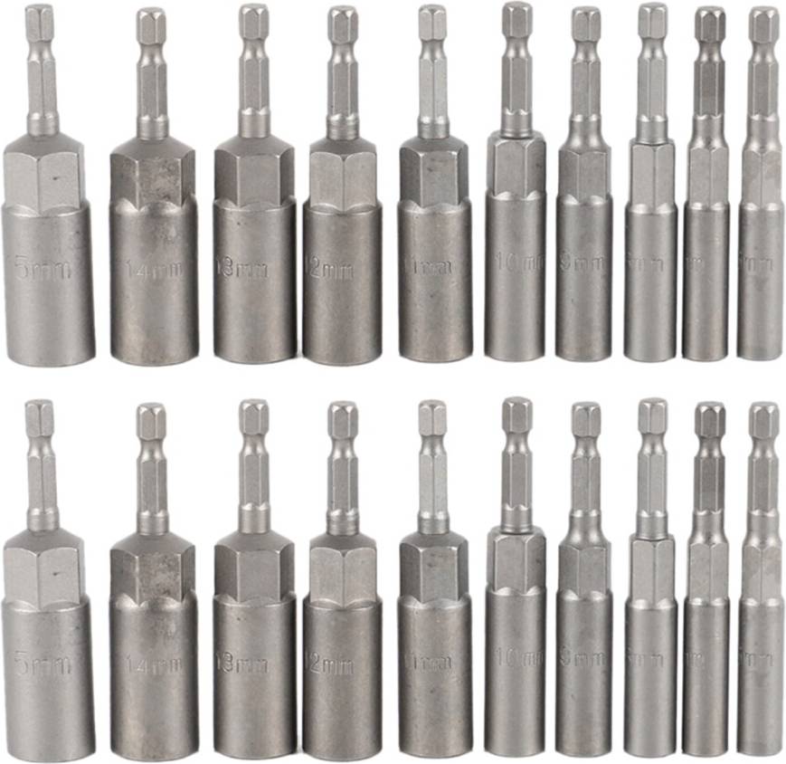 Typecat 20Pc 1/4 Inch Wrench Hex Bit Socket Set Socket Bit