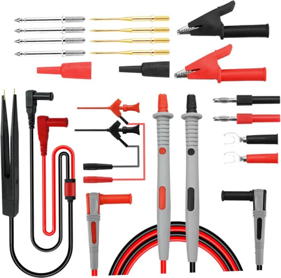 HKHBJS Multimeter Test Lead Kit Electrical Alligator