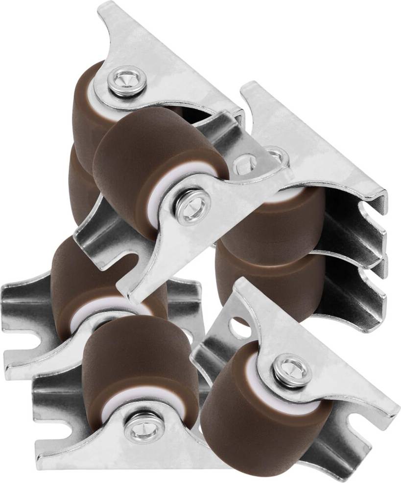 HKHBJS 8Pcs 0.8-Inch Rigid Directional Furniture Caster