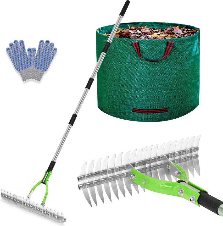 Garden Rake 15 Inch Lawn Thatching