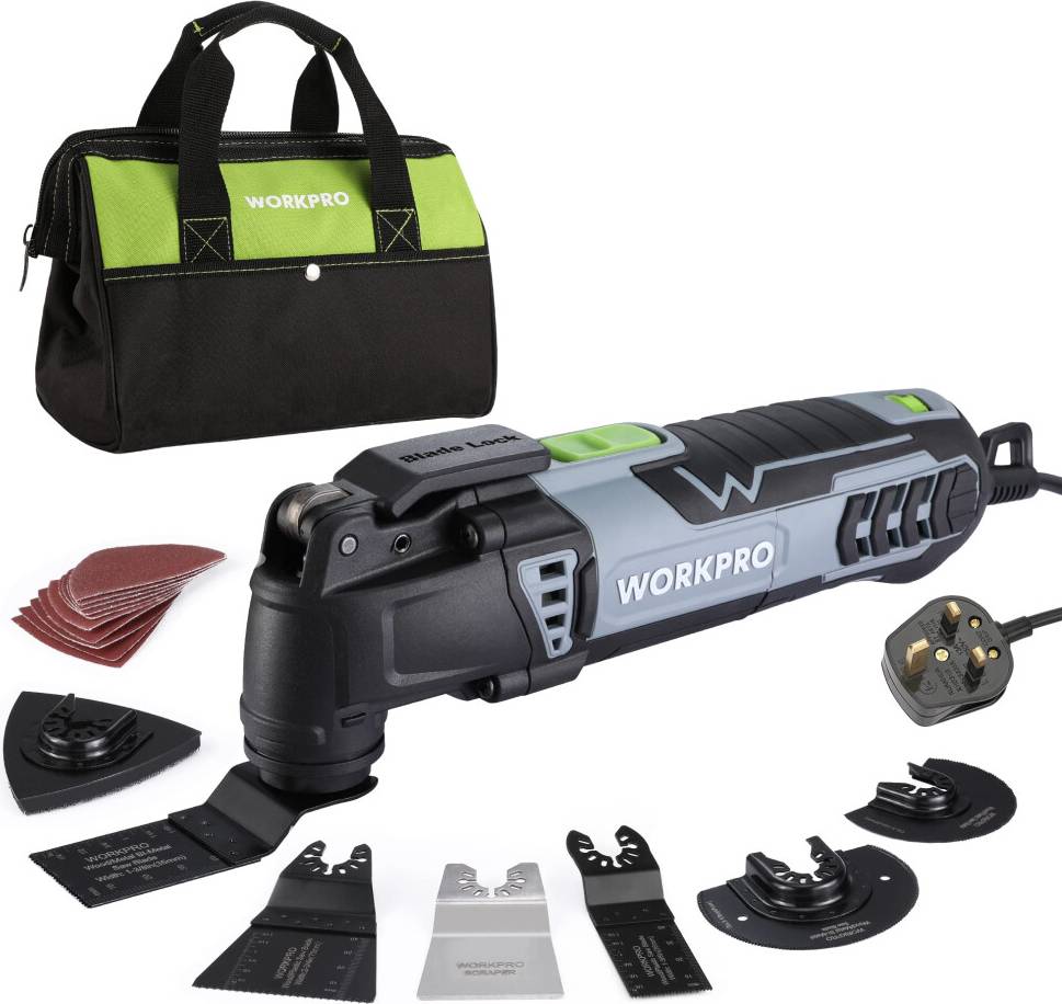 WORKPRO 300W Oscillating Multi-Tool Kit