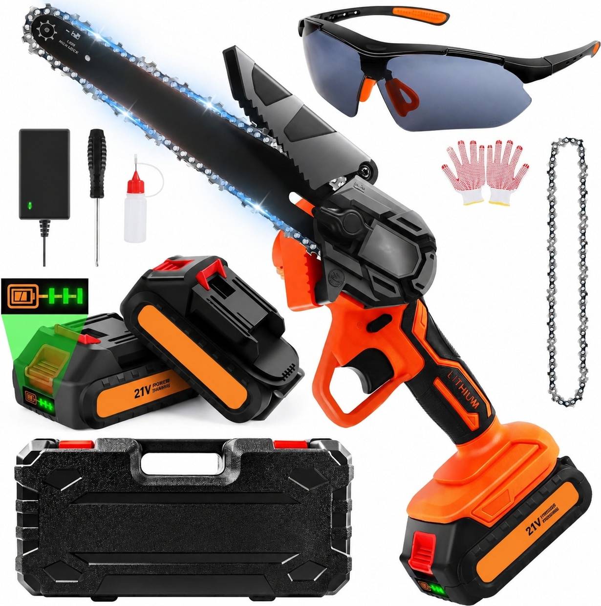 Cordless mini chainsaw Mini Cordless Handheld Chainsaw Kit