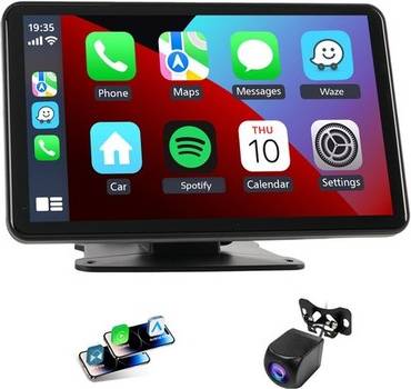 Carplay wireless Portable Wireless Carplay Screen 7 Inch