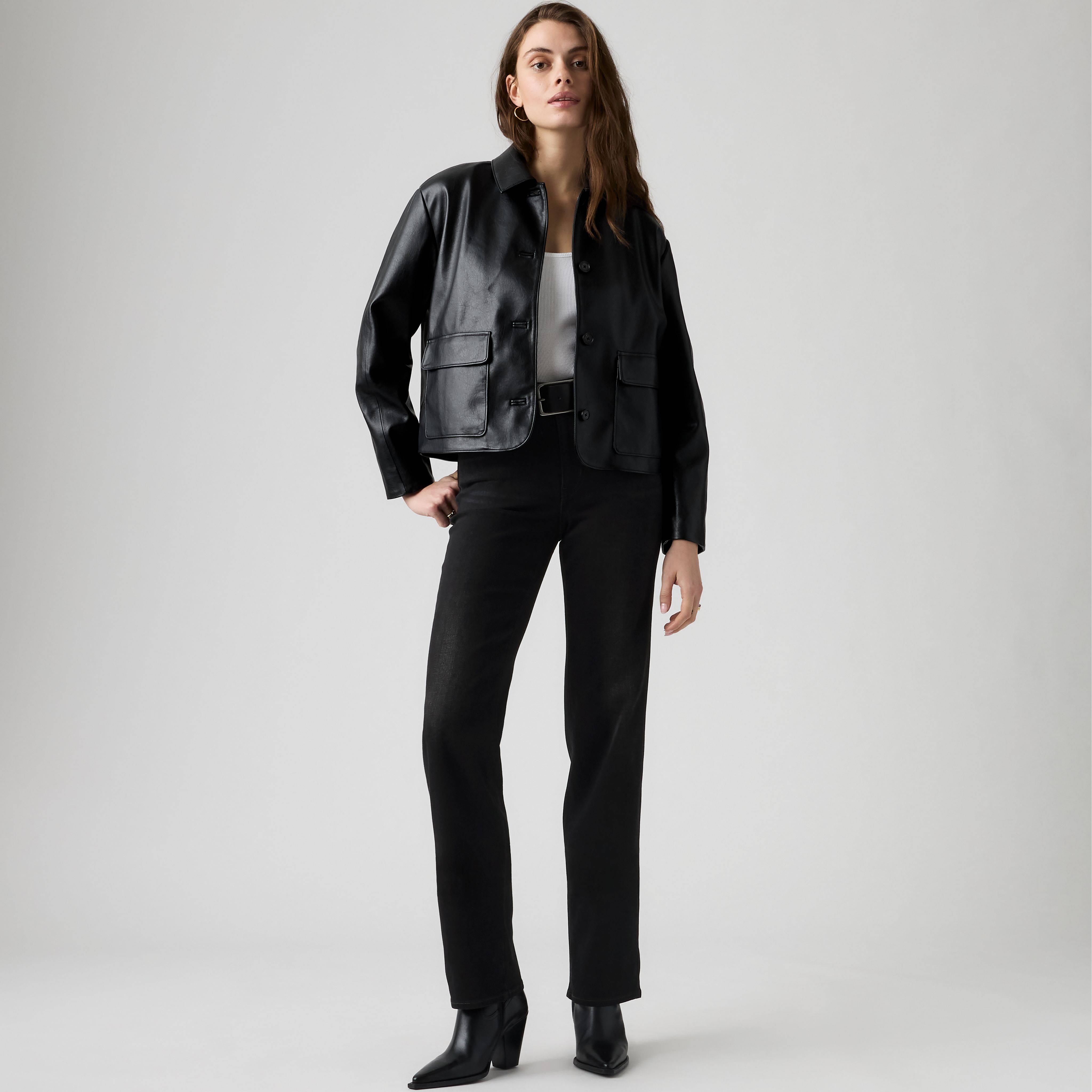 Levi's High Rise Straight Jeans