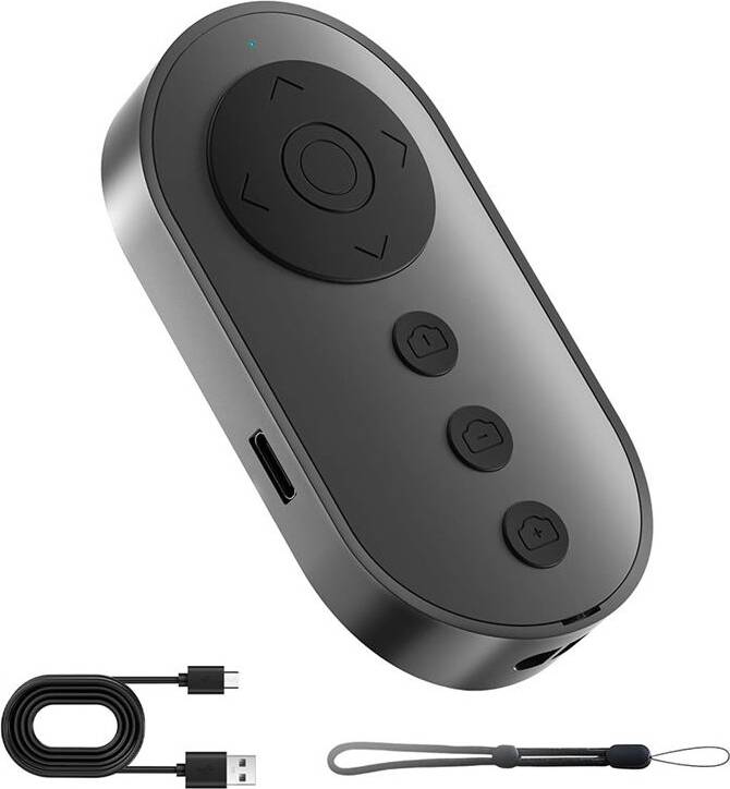 Typecat Camera Remote Shutter with Zoom and Front Rear