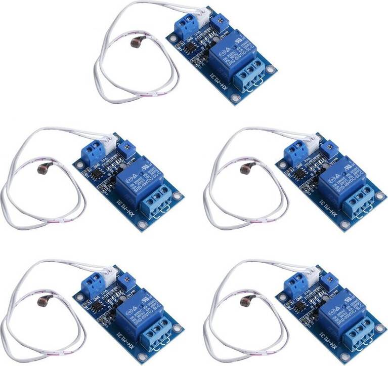 Typecat 5X 12V Light Control Photoresistor Module