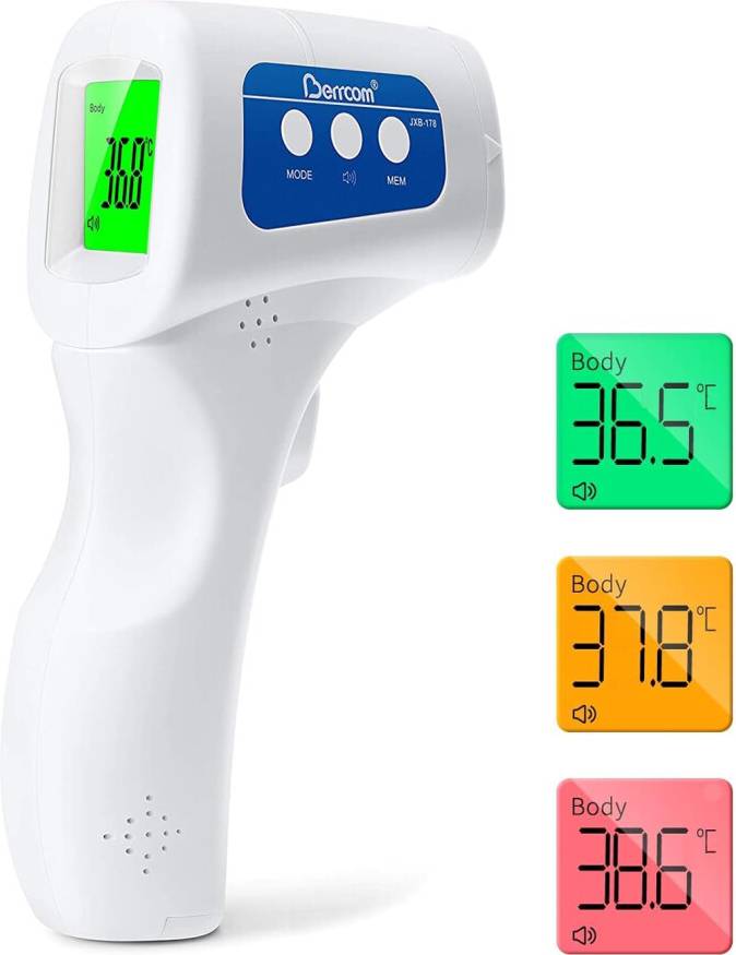 Non contact thermometer Berrcom Forehead Digital Thermometer Non Contact